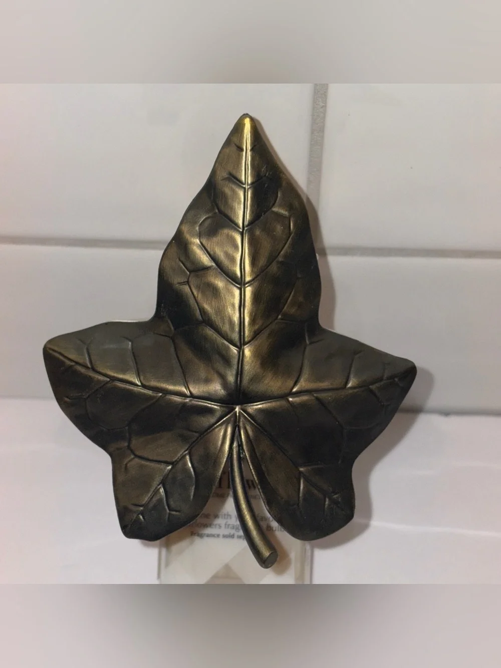 Bath & Body Works Bronze Leaf Wallflowers Plug-In Leaf Accent
